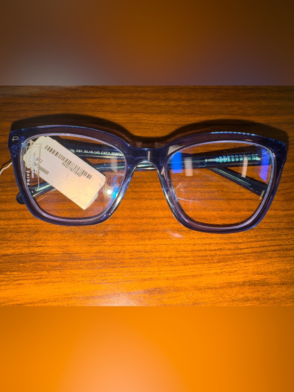 Iridescent Square Reading Glasses +1.50